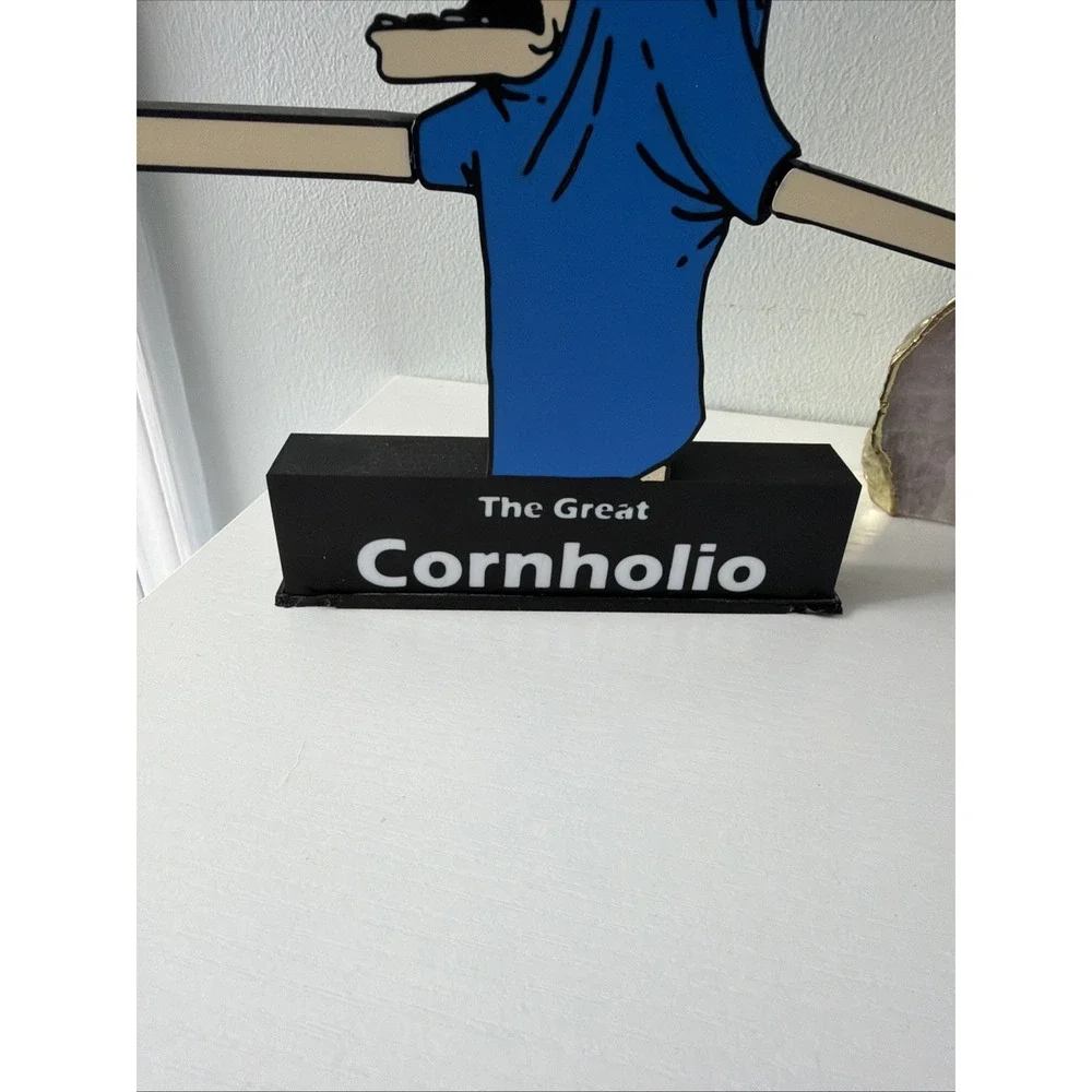 3d printed Beavis and Butt The Great Cornholio Toilet Paper Roll Holder